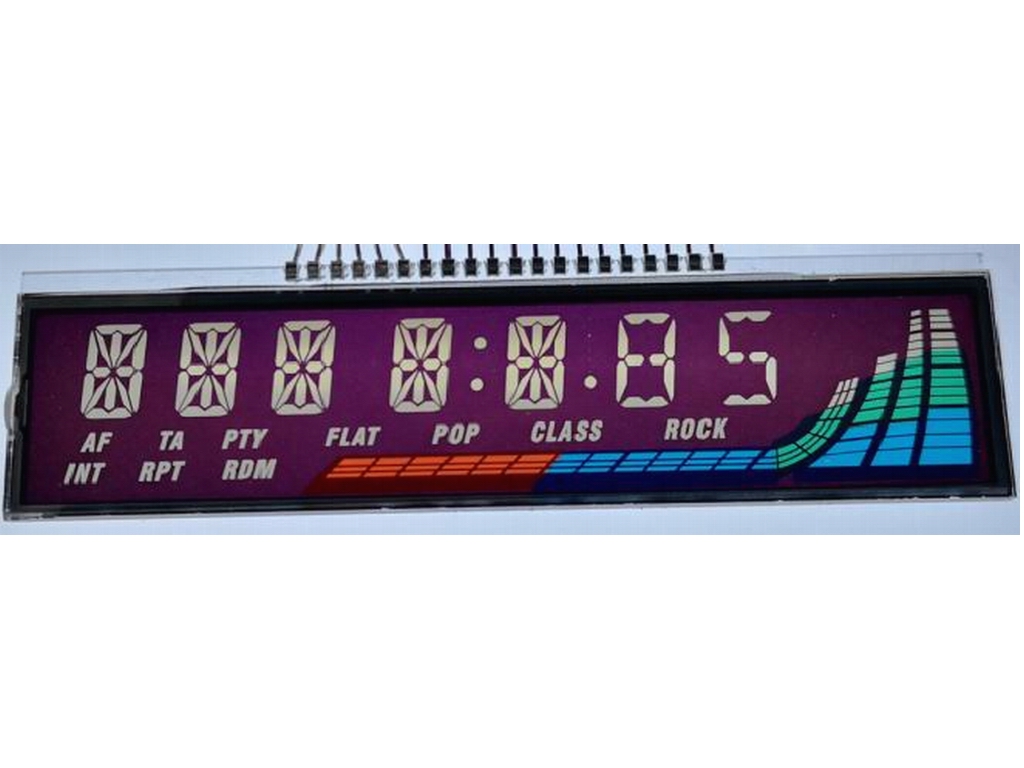 TN負(fù)顯全透帶絲印車載屏 TN負(fù)顯全透帶絲印車載屏